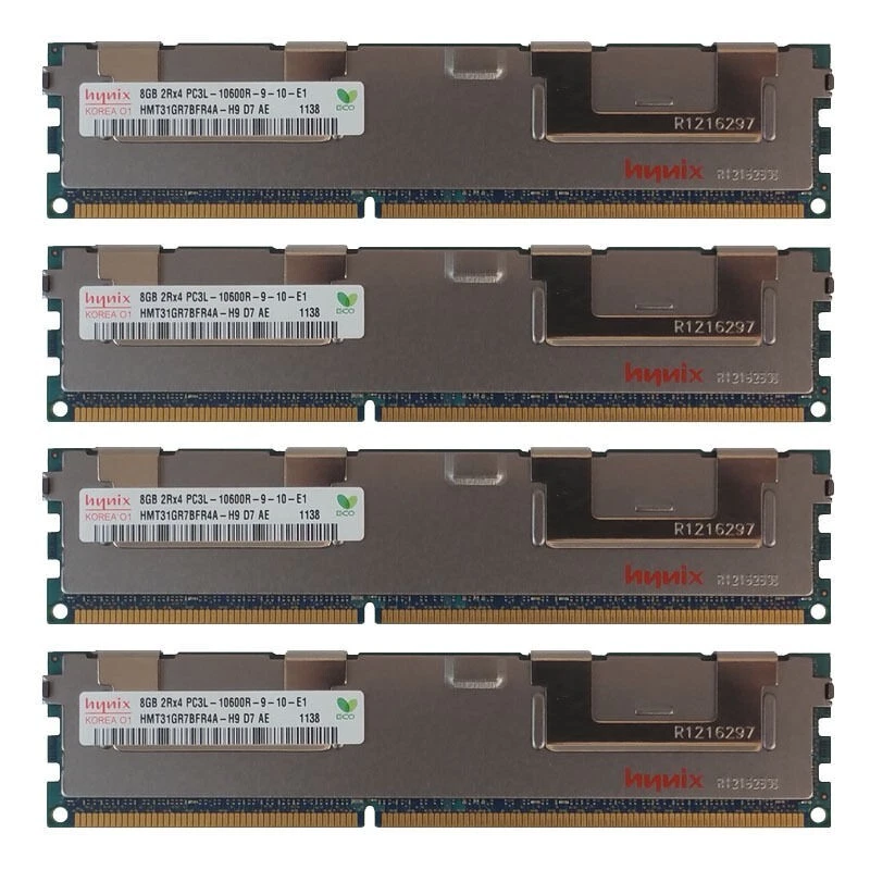 32GB Kit 4x 8GB HP Proliant ML370 SL160S SL170S DL180 DL170H G6 Memory Ram - Image 1 of 1