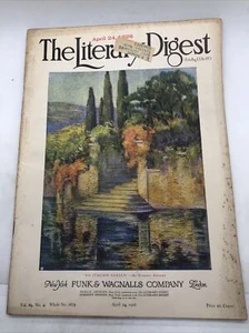 Magazine - The Literary Digest Italian Garden  (April 24, 1926) - K							 - Picture 1 of 4