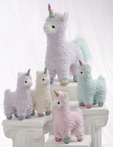 GUND Cotton Candy LLAMACORN 11" Plush Pastel Purple Adorable - Bild 1 von 8