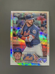2023 Topps Chrome Logofractor #75 Pete Alonso Mets - Picture 1 of 2