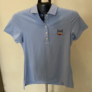 Peter Millar Golf Shirt Polo Womens Chest Logo XS Light Blue NWT PGA - Picture 1 of 6