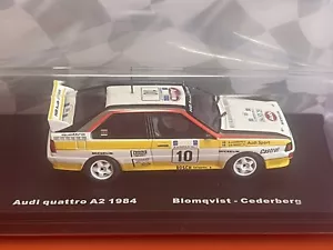 COCHE 1/43, ALTAYA, MODELO AUDI QUATTRO A2 1984 BLOMQVIST- CEDERBERG - Imagen 1 de 3