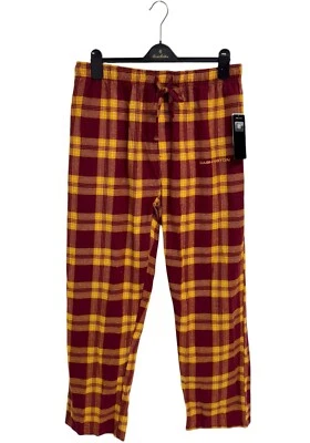 NFL Hombre Pantalón Para Llevar Hombre Franela Cuadros Pantalón Pull On Washington Talla L Foto 1 de 4