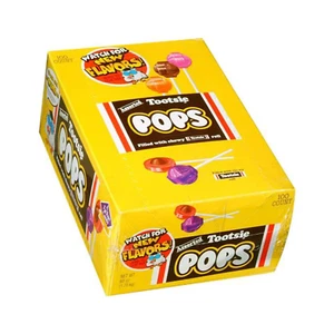 Tootsie Pops Assorted Flavors – Individually Wrapped Lollipops 100 Ct Pack of 1 - Picture 1 of 7