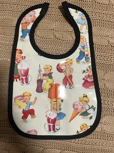 Baby Bib Plastic Ice Cream Waterproof - Picture 1 of 3