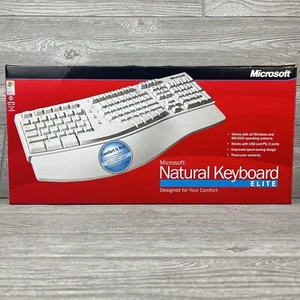 Microsoft Natural Keyboard Elite Wired A1100337 Komputer Windows OPEN BOX - Zdjęcie 1 z 24