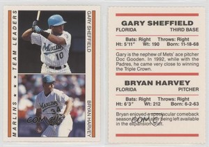 1994 Red Foley's Best Baseball Book Ever Gary Sheffield Bryan Harvey