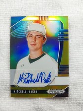 2020 Panini Prizm Draft Picks Gold /10 Mitchell Parker #PDP153 Auto
