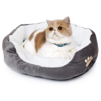 Pet Cat Dog Bed for Small Dogs Mat Washable Puppy Nest Soft Comfy BasketPR - image 1 of 3