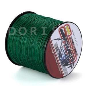 Moss Green Superb Dorisea Power Braided Fishing Line 300M/500M/1000M 6LB- 300LB - Picture 1 of 10