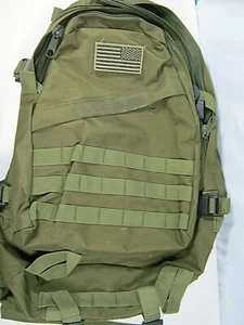 Green Backpack Outdoor Camping Bugout Tactical Range Hunting Hiking Nylon Bag - Picture 1 of 9