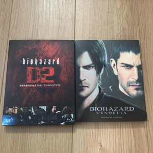 Biohazard Resident Evil Damnation IN 3D /Degeneration & Vendetta Blu-ray Limited - Picture 1 of 2