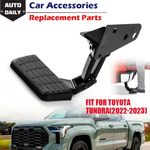 Rear Bumper Side Bed Step Retractable BedStep Pedal Fits Toyota Tundra 2022-2023 - Foto 1 di 11