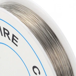 1 rollo de cables de cobre para rebordear plata 0,2 mm 40 m/rollo para joyería artesanal - Imagen 1 de 4