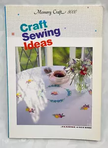 Janome-New Home Memory Craft 8000 -Libro di idee per cucire artigianale un proprietario~VG - Foto 1 di 5