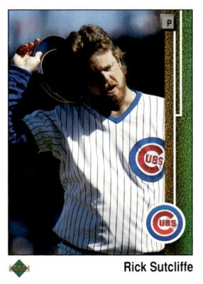 1989 Upper Deck #303 Rick Sutcliffe Chicago Cubs - Image 1 of 2