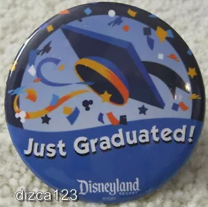 Disney Button Disneyland Just Graduated Button - Picture 1 of 1