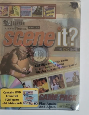 Scene It? The DVD Game Turner Classic Movies Edition - Sealed NEW 📀 - Image 1 of 2
