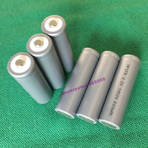 6PCS LFP IFR 14500 600mAh 3.2V LiFePO4 Li-ion battery AA tip cap consumer type
