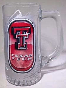 Texas Tech Red Raiders Souvenir Beer Mug TTU Athletic Department Team Cheer - Picture 1 of 12