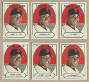 Menge (8) 2005 Topps Cracker Jack Barry Bonds #127 Giants KOSTENLOSER/SCHNELLER VERSAND - Bild 1 von 2