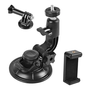 Dash Cam Suction Cup Mount Windshield Camera Holder Stand 9CM with Phone - Picture 1 of 8