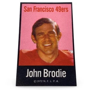 John Brodie 1972 NFLPA Fabric Cloth Iron-Ons – San Francisco 49ers #5 – Qty 54 - Picture 1 of 2