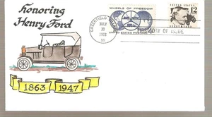 SCOTT# 1286 HENRY FORD FDC - Picture 1 of 1
