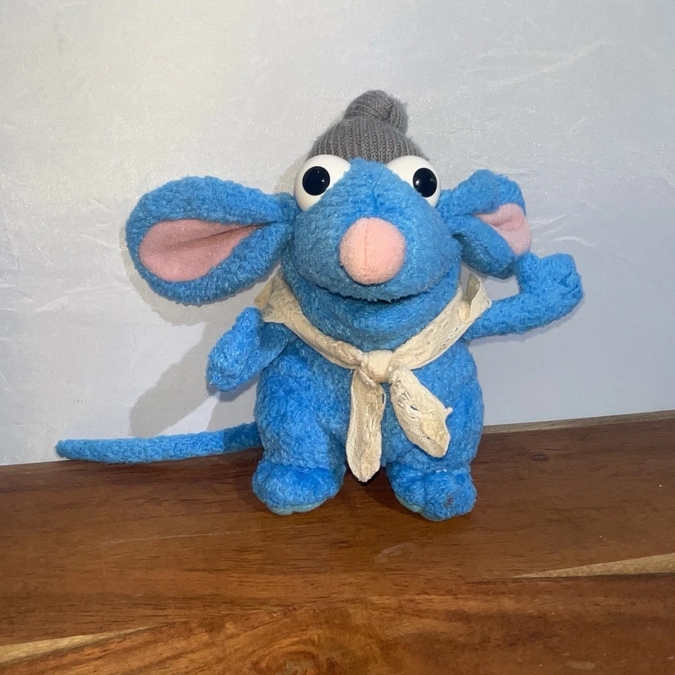 复古 90 年代 Y2K Fisher Price 奶奶 Flutter Bear In the Big Blue House 填充 — 第 1/4 张图片