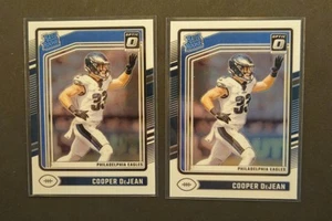 Lote Eagles 2024 Panini Donruss Optic Rated Rookie Cooper DeJean #221 (RC) - Imagen 1 de 2
