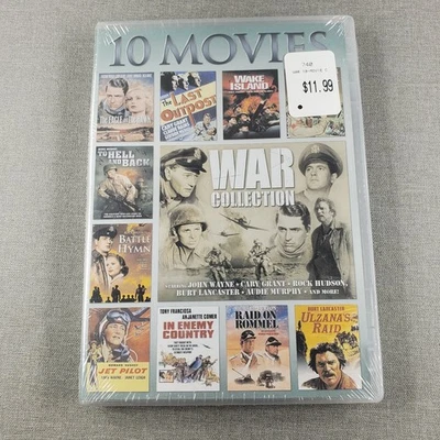 Набор фильмов War Collection DVD 10 Джон Уэйн Кэри Грант Рок Хадсон - Изображение 1 из 4