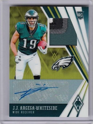 * JJ ARCEGA WHITESIDE 2019 PHOENIX GOLD REFRACTOR AUTO 4 COLOR PATCH RC #  8/50 - Image 1 of 2
