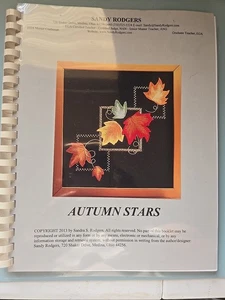 Autumn Stars Embroidery Leaves by Sandy Rodgers Book Spiral Back - Bild 1 von 4