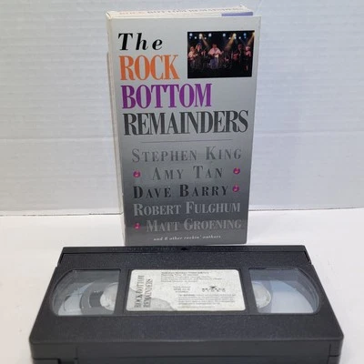 Rock Bottom Remainders Charity Concert VHS Stephen King Dave Barry Matt Groening - Image 1 of 4