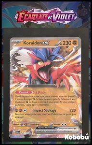 Pokemon Karte Koraidon EX 125/198 EV1 EV01 Scharlach und Lila Base - Bild 1 von 3