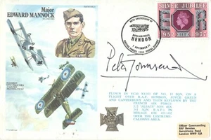 WW2 RAF Battle of Britain ace PETER TOWNSEND signed cover - UACC DEALER - Picture 1 of 1