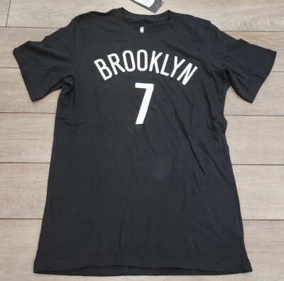 NWT Youth Large 14/16 Brooklyn Nets Basketball Kevin Durant Boys Black Shirt - Image 1 of 4