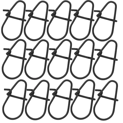 Spro Raubfischwirbel zum Spinnfischen Matte Black HD Snap, Angelzubehör, Snaps