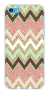 Coque en silicone imprimée compatible Apple iPhone 5C Texture rose - Photo 1 sur 3