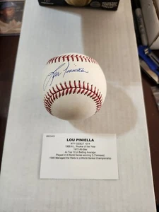 Lou Piniella Autographed Baseball Tri Star Authenticated OMLB - Picture 1 of 4
