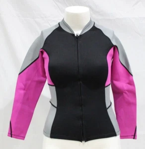 Unbranded Women's Wet Suit Top - Black/Gray/Pink - Medium - Picture 1 of 3