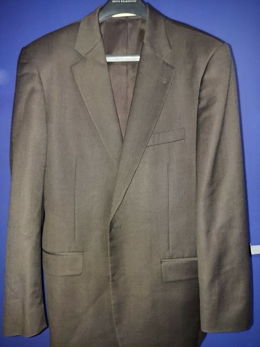 Cappotto sportivo Burberry vintage uomo lana e cashmere marrone taglia 41 regular