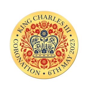 King Charles III Coronation Commemorative Enamel Pin Badge British Commonwealth. - Picture 1 of 1