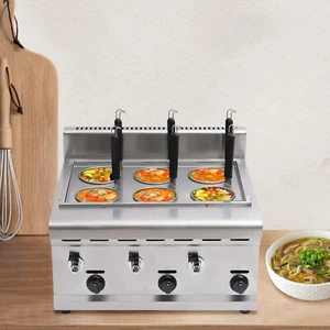 Commercial TableTop 6 Baskets Electric Noodles Cooker/Pasta Cooking Machine NEW - Picture 1 of 14