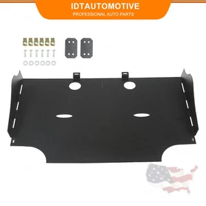 New Black Rear Skid Plate For 2015 -2024 Ford F150 F-150 Ecoboost -Steel - Picture 1 of 16