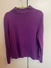 Marc Cain Pullover Strick Wolle Lila Kollektion 2022 23 Gr4 40
