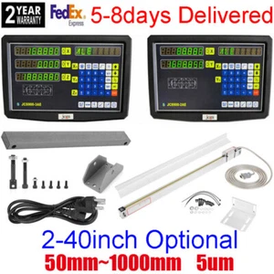 2 3 Axis Digital Readout DRO CNC Linear Scale Milling Drilling Lathe Encoder EDM - Picture 1 of 34