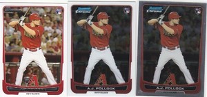 ARIZONA DIAMONDBACKS - Bowman Prospect & Rookie Card Lots - 2010, 2011, 2012