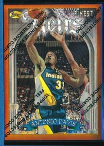 1996-1997 Topps Finest Basketball Refractor #153 Antonio Davis Bronze Pacers NBA - Picture 1 of 2