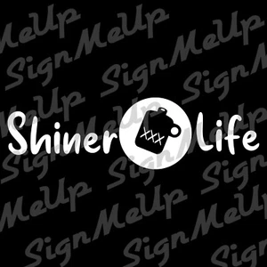 Calcomanía Shiner Life - ¡Pegatina de vinilo luz de luna para autocamión de varios tamaños! - Imagen 1 de 23